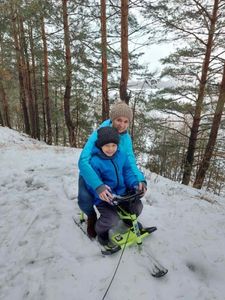 На одной лыжне